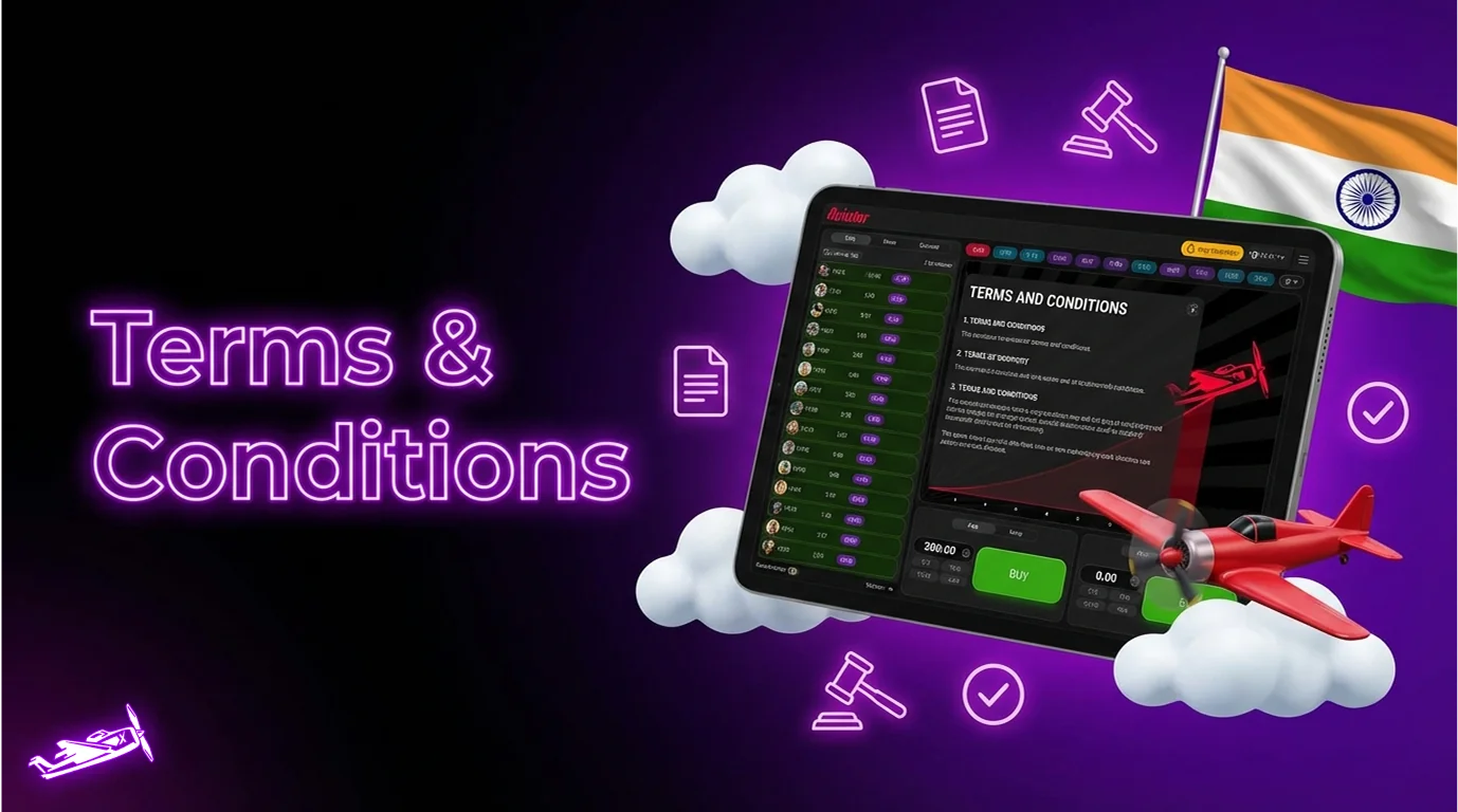 Aviator App India terms and conditions explained for Indian users